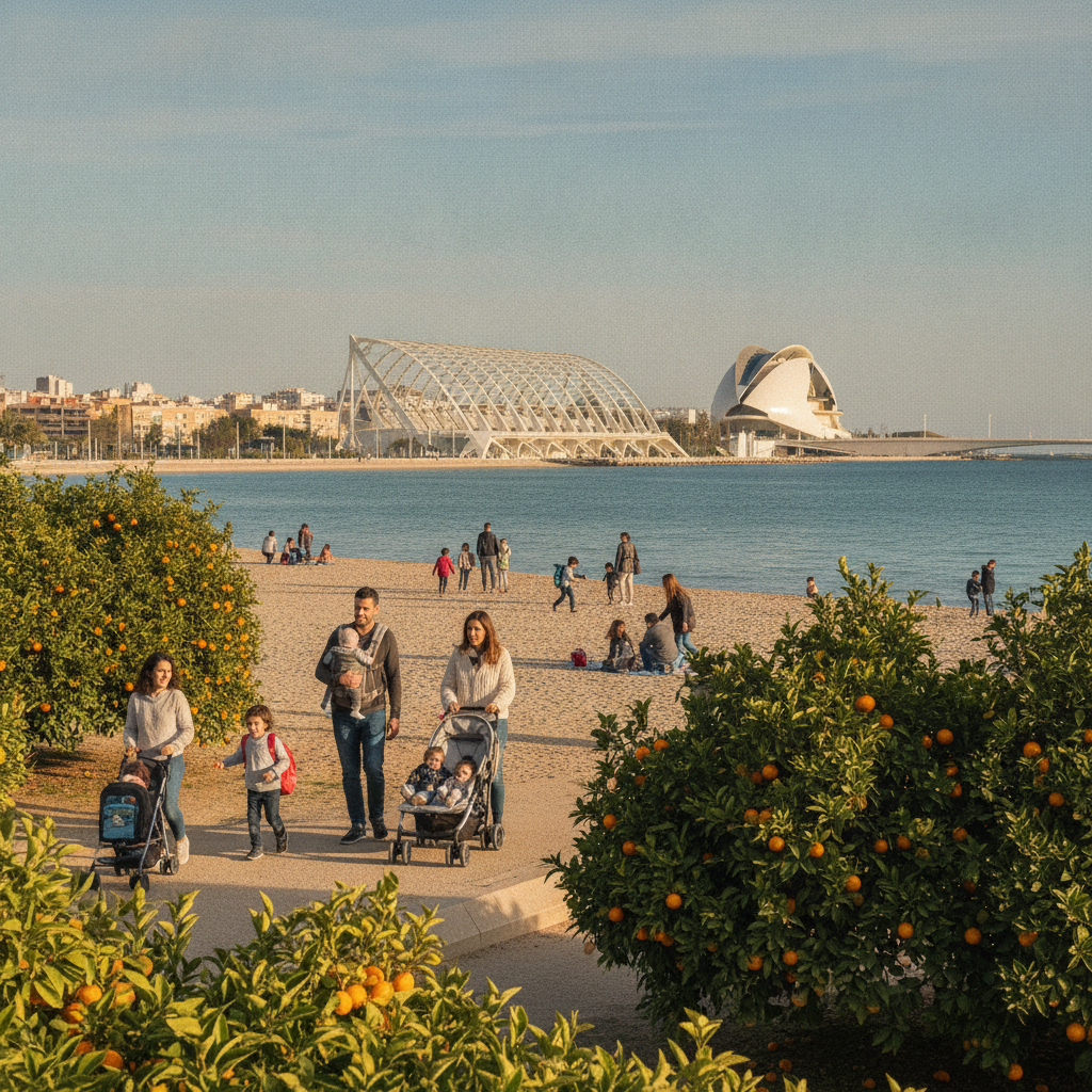 Families in Valencia community in Valencia